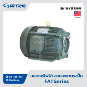 มอเตอร์ไฟฟ้าแบบสวมเพลาตรงจากปั๊มไฮดรอลิก (Electric Motor with Built-in Coupling) – Hystar FA1 Series
